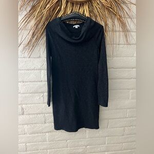 James Perse Black Long Sleeve Dress